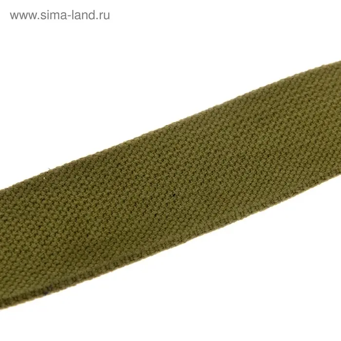 Ошейник брезентовый однослойный, 84&times;4.5 см, ОШ 50-70 см, хаки