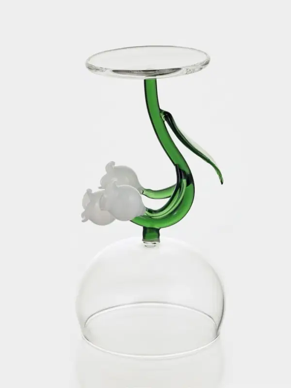 Бокал для вина &laquo;Ландыш&raquo;, 200 мл, 9.2&times;9.5&times;17 см, стекло, прозрачный