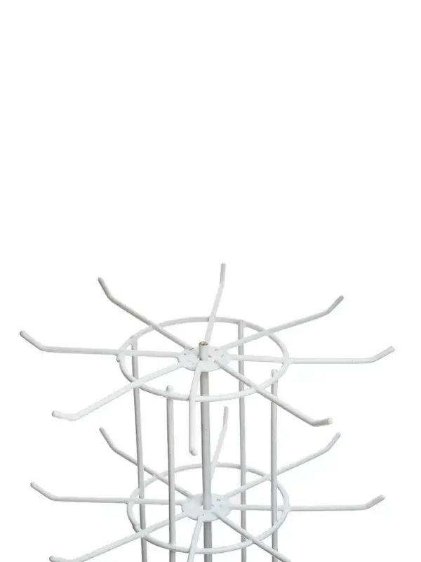 Вертушка, 5 ярусов по 8 крючков, 20&times;20&times;61 см, белая