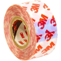 Клейкая лента двусторонняя GPT-020F универсальная, прозрачная 25мм х 5 м