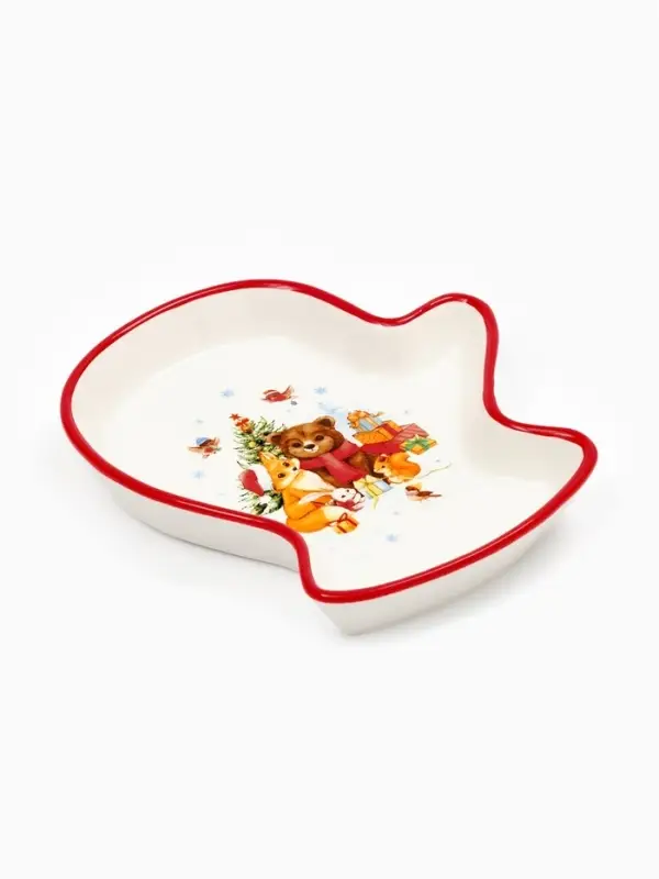 Блюдо новогоднее &laquo;Волшебного года&raquo;, 20&times;17.5&times;3 см, ручная работа