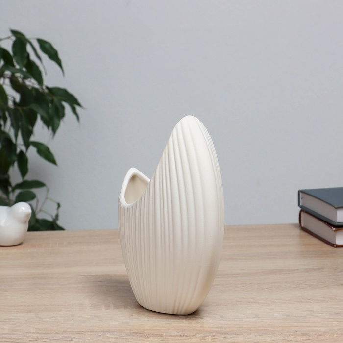 Ваза керамика настольная Ваза керамика настольная "Полумесяц" 8х21х20 см