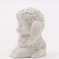 Фигурка декоративная &laquo;Коза Ната&raquo;, неокрашенная, 7&times;4&times;6 см, белая