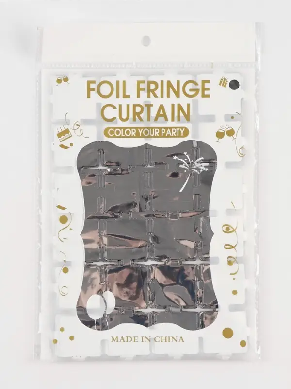 Занавес для фотозоны &laquo;Квадраты&raquo; цвет серебро 1*2 м