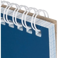 Блокнот на спирали А6 60л. ATTACHE, синий, блок 60г, обложка 215г