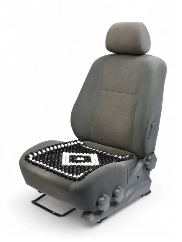 Накидка массажер TORSO на сиденье 42&times;42 см, дерево, черный с белым