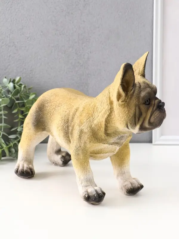 Копилка Копилка "Французский бульдог" 14х34х25 см, бежевый