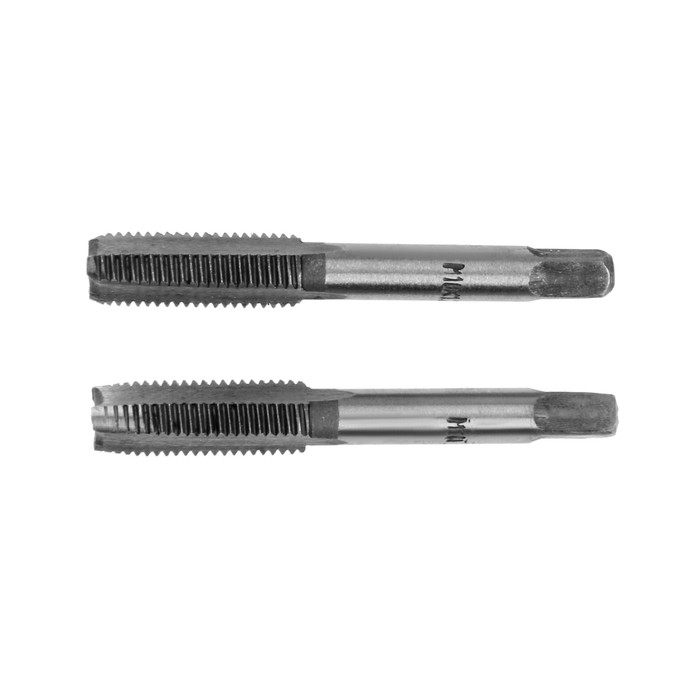 Метчики метрические ручные ТУНДРА, М10 х 1.25 мм, комплект из 2 шт. Метчики метрические ручные ТУНДРА, М10 х 1.25 мм, комплект из 2 шт.