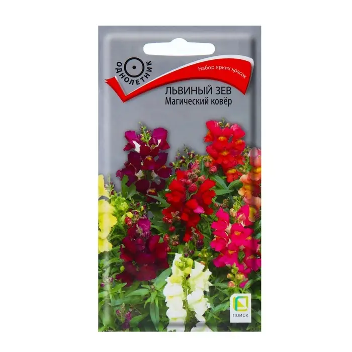 Семена цветов Львиный зев "Магический ковёр", 0,3гр.