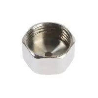 Заглушка ZEIN engr, 1/2", крышка, внутренняя резьба, нержавеющая сталь