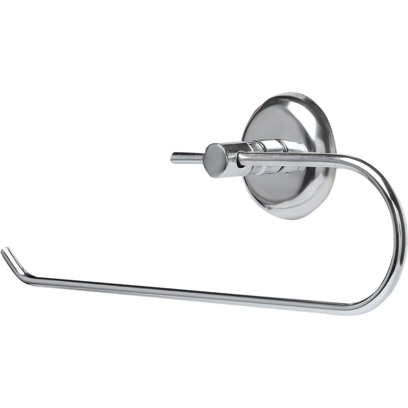 Держатель для полотенец бытовых металл хромированный  без крышки