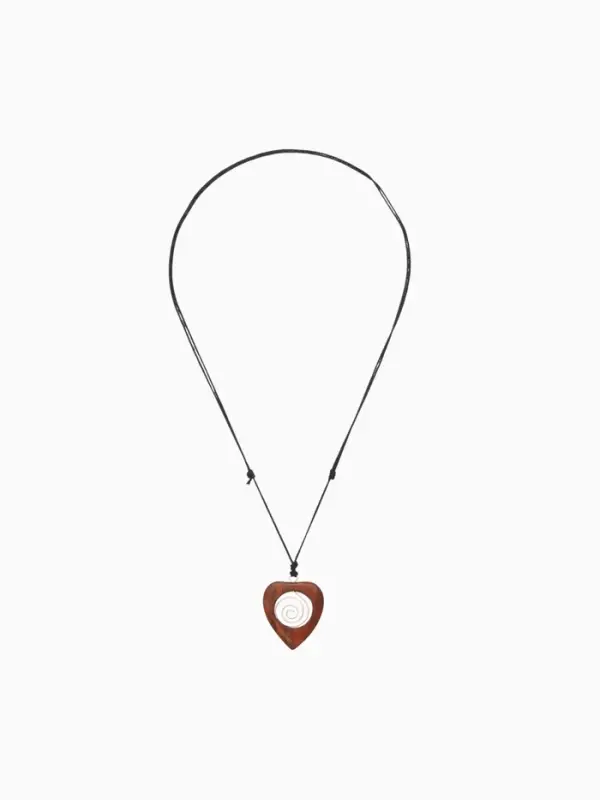 Кулон &laquo;Сердце&raquo;, дерево соно