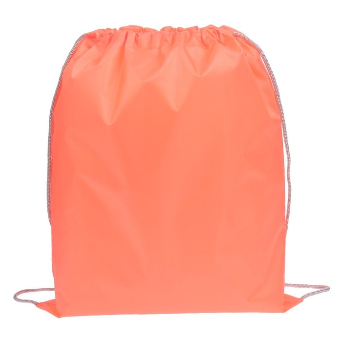 Мешок для обуви 420 х 340 мм,  Мешок для обуви 420 х 340 мм, "Стандарт" СДС-1, (мягкий полиэстер, плотность 210 D), персиковый