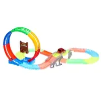 Автотрек &laquo;Магический Трек&raquo;, гибкий, светится в темноте, 132/145 детали, мёртвая петля, МИКС