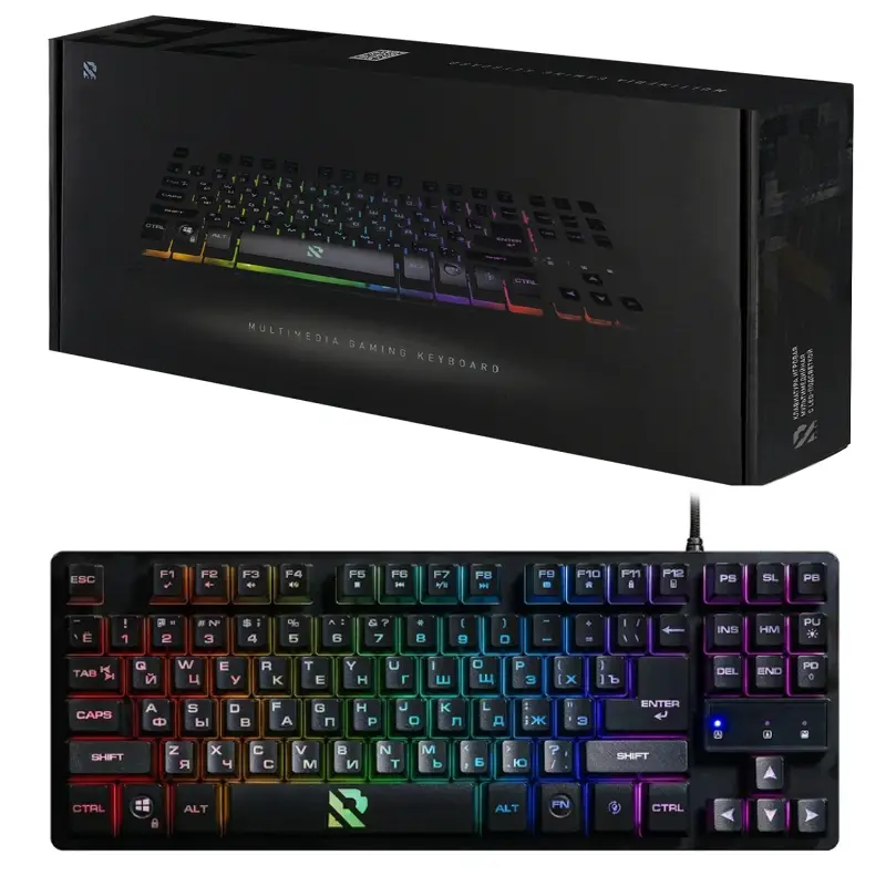 Клавиатура игровая мультимедийная Smartbuy RUSH Z6 USB черная (SBK-356G-K)/10