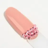 Стразы для декора, 12 ячеек, 2 мм, разноцветные