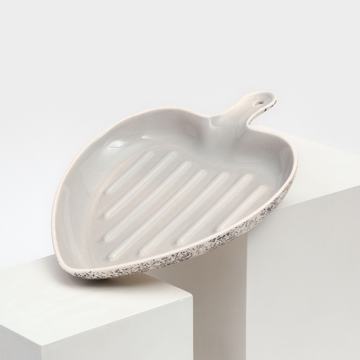 Форма для запекания керамическая «Сердце», серая, 1 сорт, Иран Форма для запекания керамическая «Сердце», серая, 1 сорт, Иран