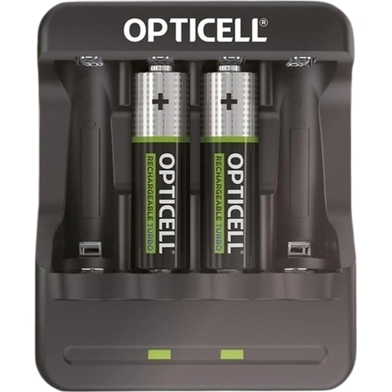Зарядное устройство Opticell Eco Charg.6100001 +аккум.AA 2600mAh 2шт набор