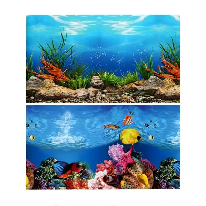 Фон для аквариума двухсторонний, 30&times;50 см
