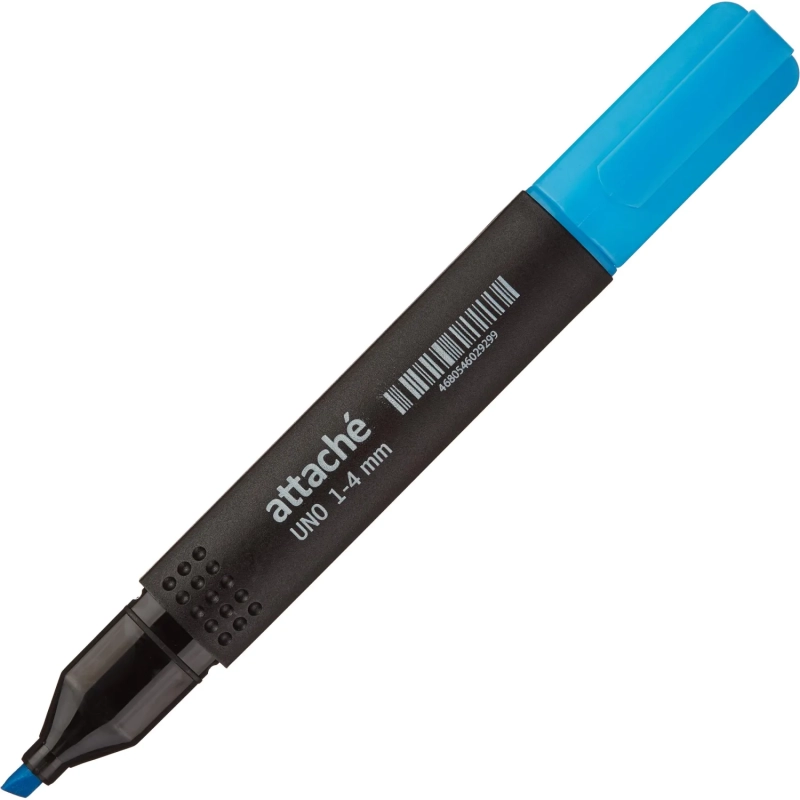 Маркер текстовыделитель Uno 1-4мм синий