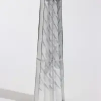 Набор свечей витых, 1.7&times;25 см, 4 шт., полоска, белый с серебром