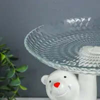 Копилка для денег с подставкой для мелочей &laquo;Мишка&raquo;, полистоун, 20&times;18 см