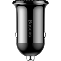 Зарядное устройство Baseus Grain Pro (Dual USB 4.8A ) Black CCALLP-01