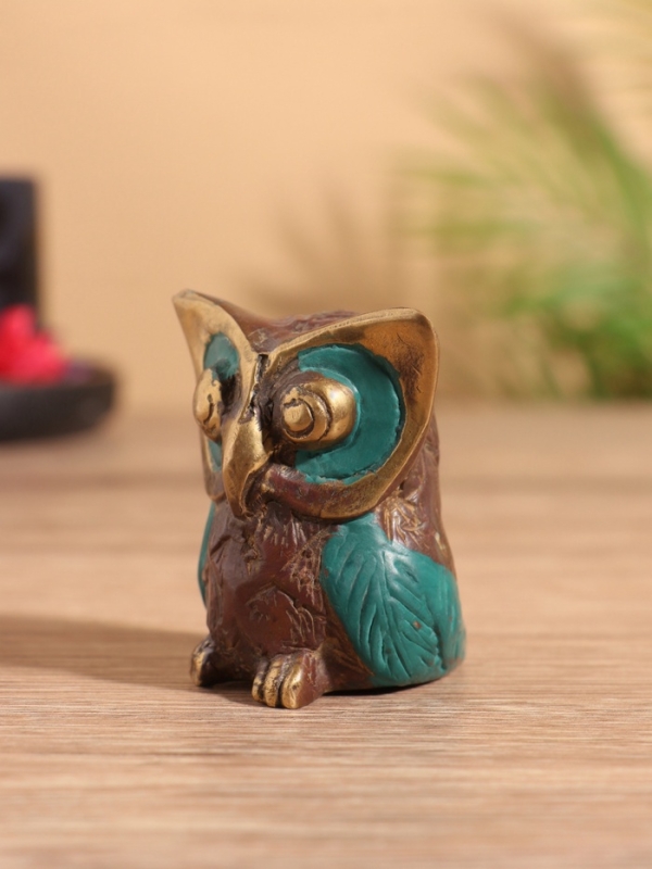 Сувенир бронза Сувенир бронза "Совёнок" 4х5х4 см