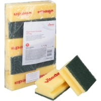 Губки абразивная Vileda Professional средней жесткости 9,5x, 10 шт.125604