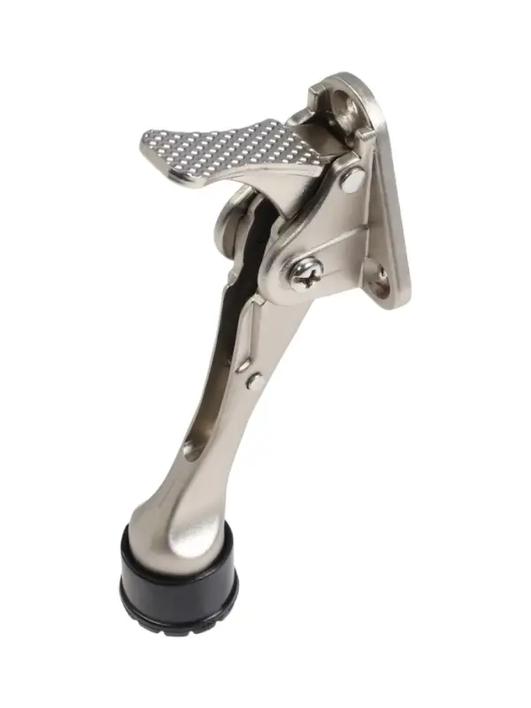 Фиксатор дверной LOCKLAND “козья ножка”, с автоподъемом, цвет хром Фиксатор дверной LOCKLAND “козья ножка”, с автоподъемом, цвет хром