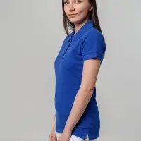 Рубашка поло женская Virma Premium Lady, ярко-синяя, размер S