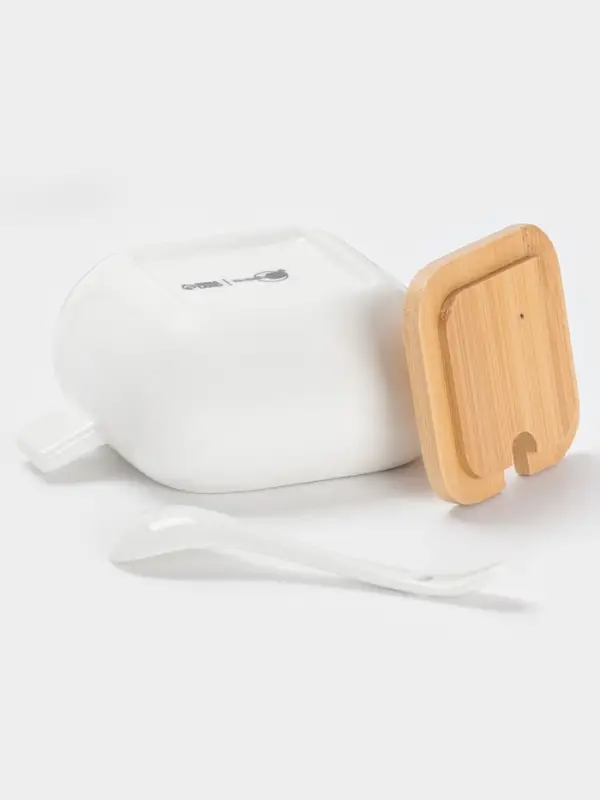 Набор для специй BellaTenero &laquo;Сиена&raquo;, 4 предмета, на подставке, керамика, белый