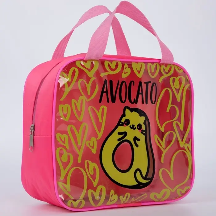 Сумка &laquo;Авокадо&raquo; 23&times;8&times;20, отдел на молнии, розовый