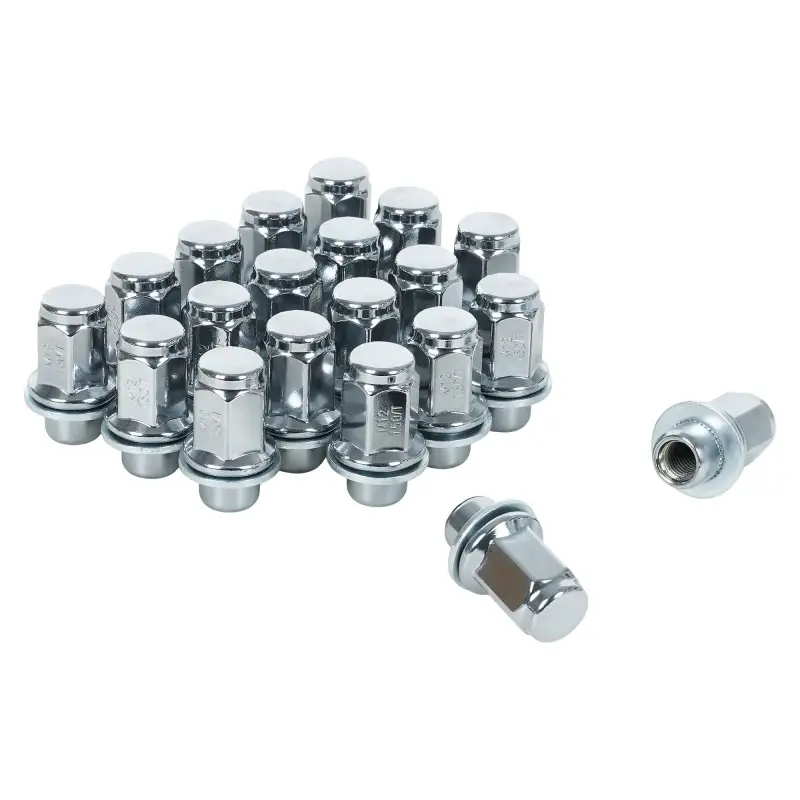 Гайка колесная M12x1,5x47, несъемная шайба, ключ 21, закрытая, хром для а/м Toyota/Lexus