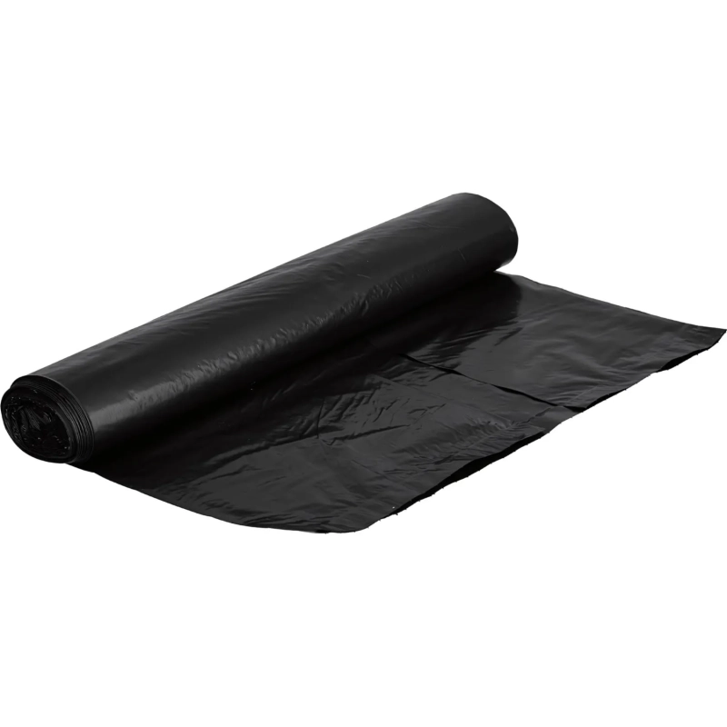 Мешки для мусора ПНД 120л 40мкм 10шт/рул черные 70х110см