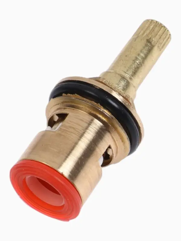 Кран-букса ZEIN, 1/2" под крест, шток 8&times;20 шлицов, угол поворота 180 град, латунь, керамика