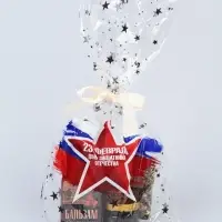 Набор: чай варенье бальзам "23 февраля" в пакете