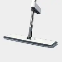 Швабра с отжимом, противоударная, со сгоном, стальная ручка, 2 профессиональные насадки, 36&times;11&times;130 см