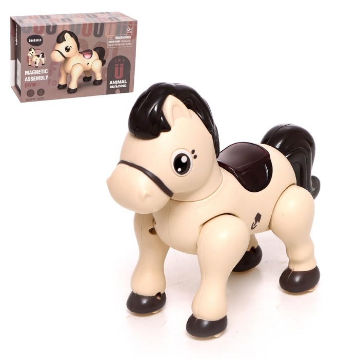 Конструктор магнитный «Лошадка», 7 деталей Конструктор магнитный «Лошадка», 7 деталей