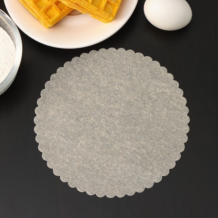 Подложка подпергамент «Ромашка», d=18 cм, набор 300 шт Подложка подпергамент «Ромашка», d=18 cм, набор 300 шт