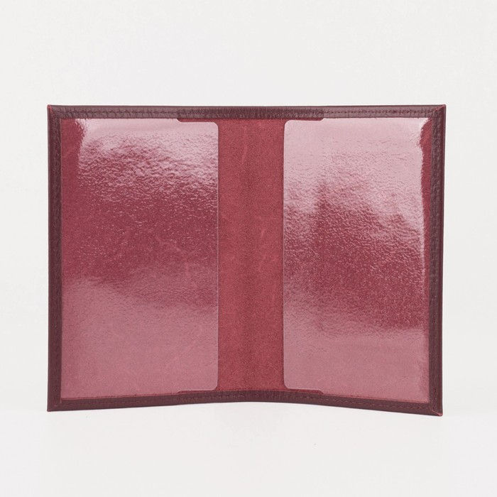 Обложка для паспорта TEXTURA, цвет бордовый Обложка для паспорта TEXTURA, цвет бордовый