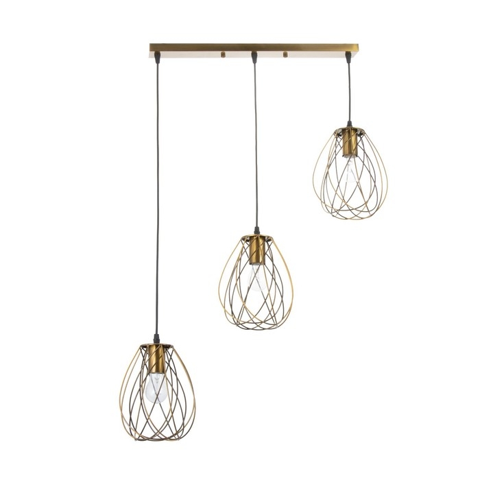 Светильник BayerLux Светильник BayerLux "Бигли" 3хЕ27 40Вт золото 18х50х20-120см