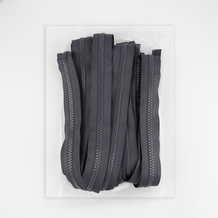 Молния «Трактор», №8, разъёмная, замок автомат, 100 см, цвет тёмно-серый, цена за 1 штуку Молния «Трактор», №8, разъёмная, замок автомат, 100 см, цвет тёмно-серый, цена за 1 штуку