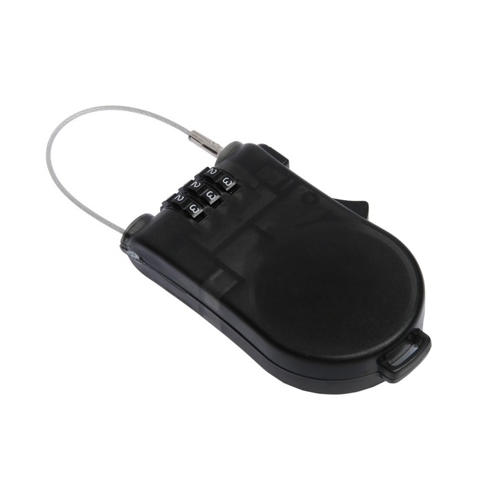 Замок кодовый ТУНДРА, автоматический, с тросом Замок кодовый ТУНДРА, автоматический, с тросом