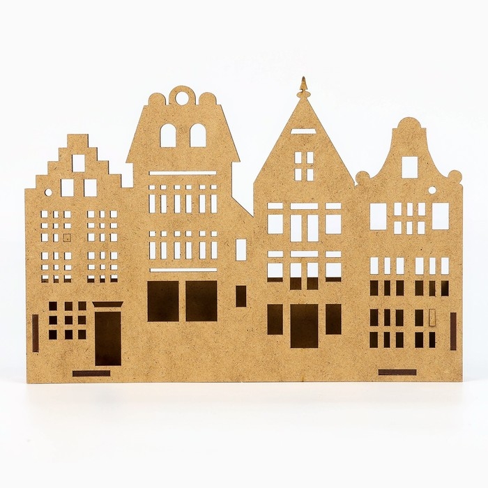 Ключница настенная с полкой с полкой и карманом, город, 23 х 16,1 см. Ключница настенная с полкой с полкой и карманом, город, 23 х 16,1 см.