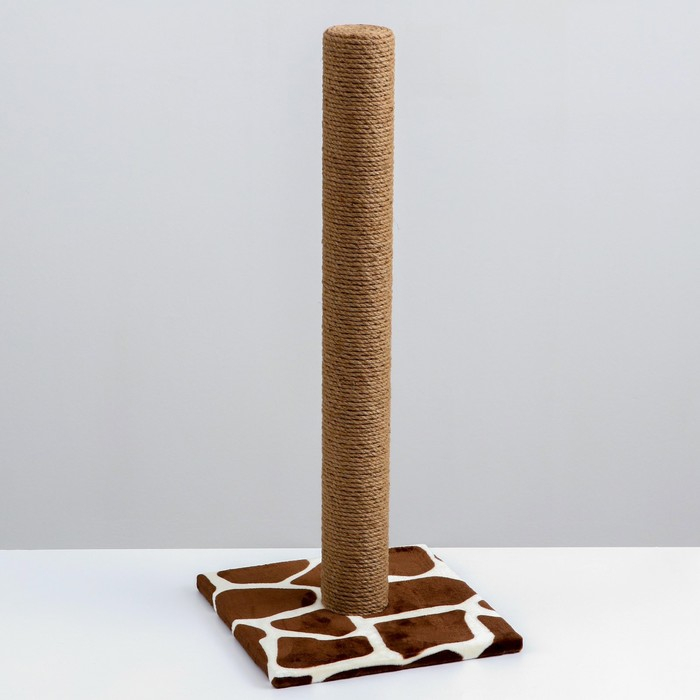 Когтеточка с высоким и толстым столбиком, сизаль, 35 х 35 х 82 см, микс цветов Когтеточка с высоким и толстым столбиком, сизаль, 35 х 35 х 82 см, микс цветов