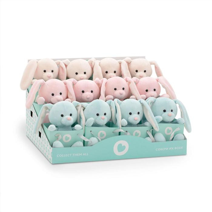 Мягкая игрушка «Зайчонок: Сюрприз», цвет МИКС 15 см Мягкая игрушка «Зайчонок: Сюрприз», цвет МИКС 15 см