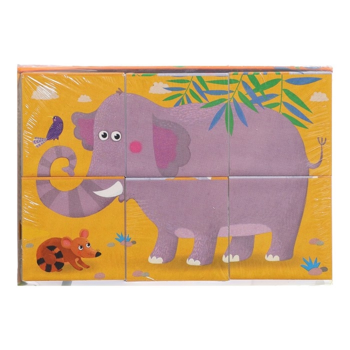 Умные кубики «Волшебная Африка», 6 штук