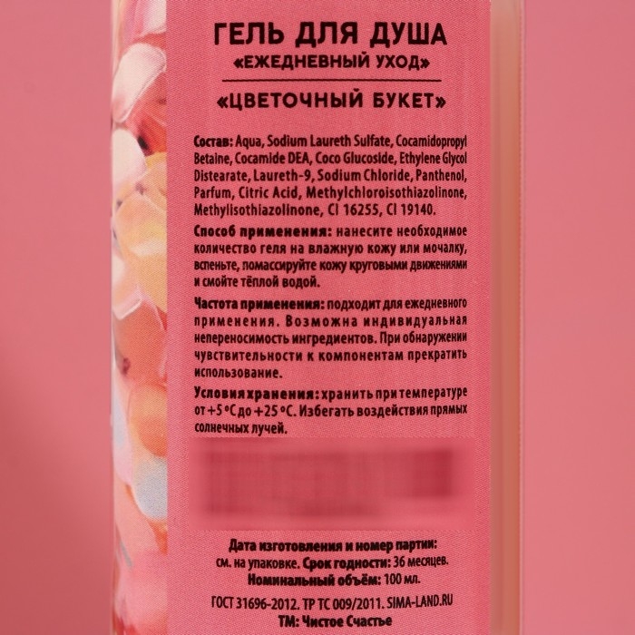 Подарочный набор косметики «Пусть сбываются мечты!», гель для душа 100 мл и шампунь для волос 100 мл, ЧИСТОЕ СЧАСТЬЕ Подарочный набор косметики «Пусть сбываются мечты!», гель для душа 100 мл и шампунь для волос 100 мл, ЧИСТОЕ СЧАСТЬЕ