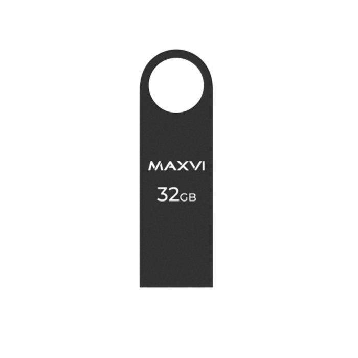Флешка Maxvi MK, 32 Гб, USB2.0, чт до 25 Мб/с, зап до 15 Мб/с, тёмно-серая Флешка Maxvi MK, 32 Гб, USB2.0, чт до 25 Мб/с, зап до 15 Мб/с, тёмно-серая